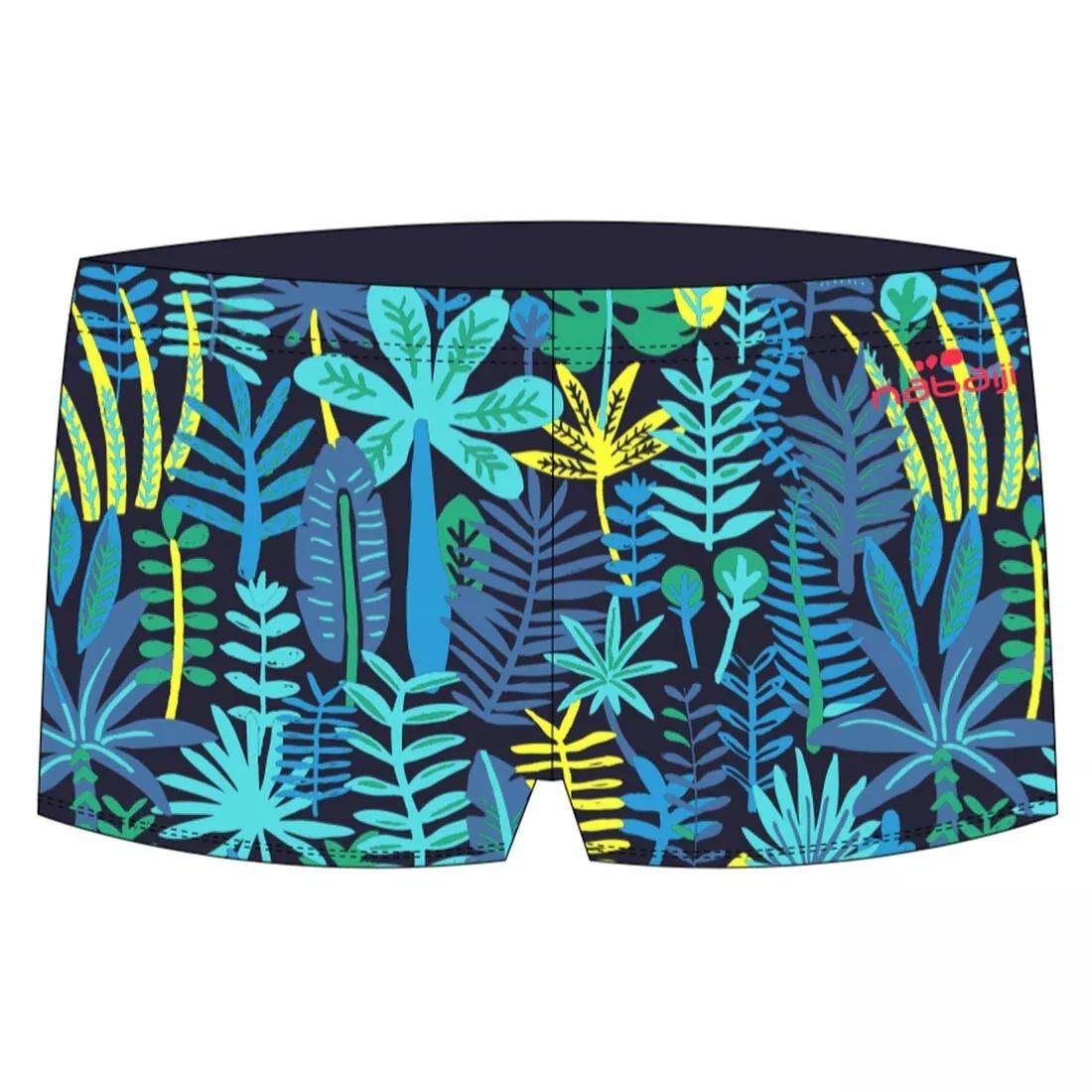 Girls /Kids Swimming Boxers Fish Print, Jungle Green, , large image number 8