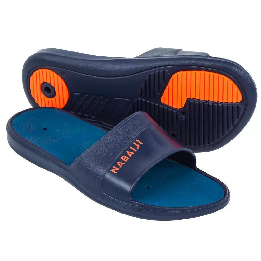 Kids Boys Pool Sandals - Slap 500, Navy, , large image number 1