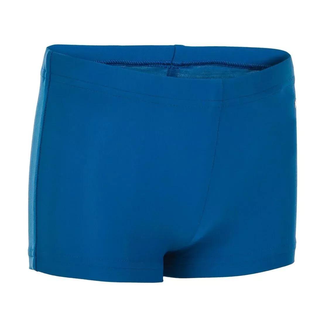 Girls Boxer Swimsuit, Petrol Blue, , large image number 0