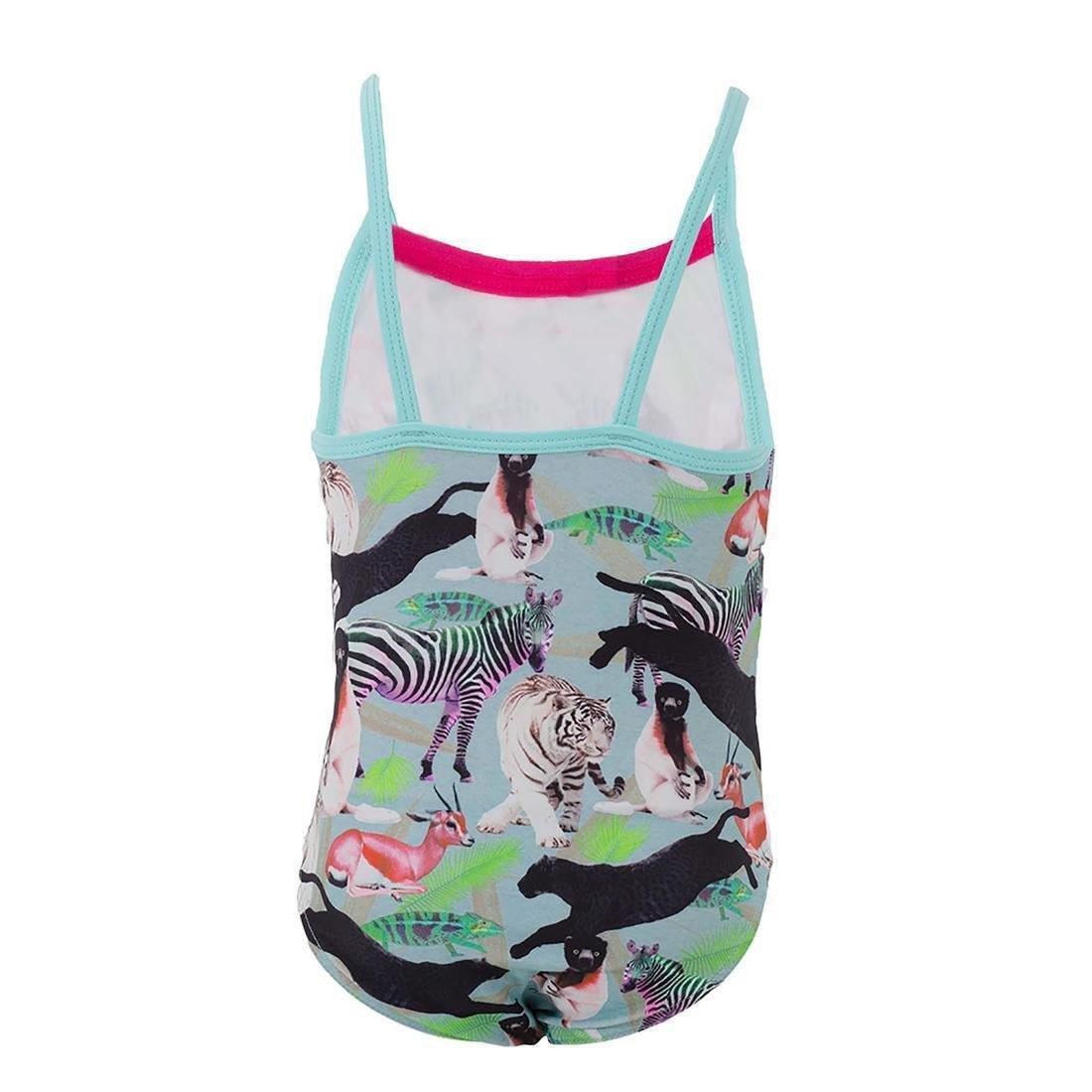 BabyGirls'  One-Piece Swimsuit - Dark With Flower Print, Pink, No Color, large image number 13