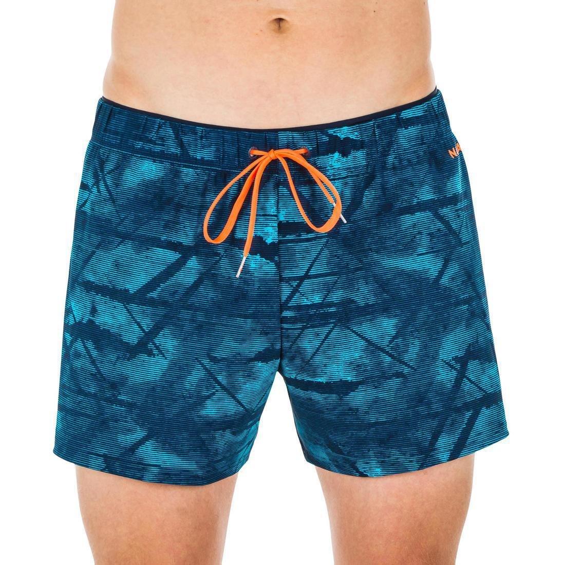 NABAIJI - Mens Swimming Short Swim Shorts 100 Nbji, Blue