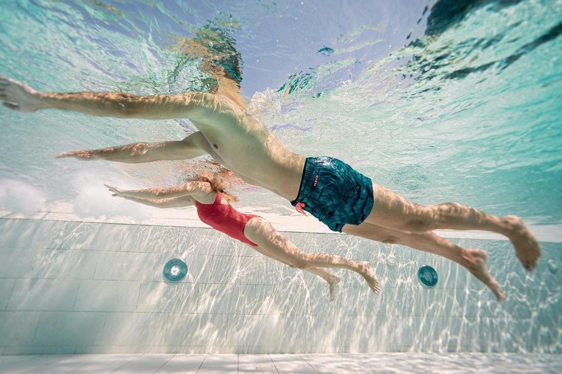 Mens Swimming Short Swim Shorts 100 Nbji, Blue, , large image number 7