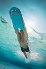 NABAIJI - Mens Swimming Short Swim Shorts 100 Nbji, Blue