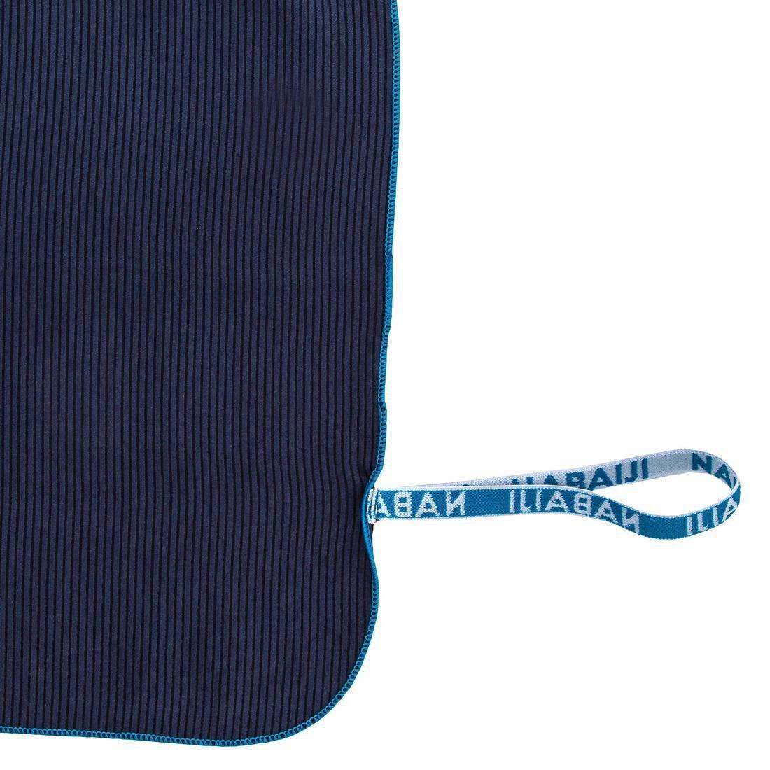 Microfibre Striped Towel Size   110 X 175 Cm, Navy Blue, No Color, large image number 7
