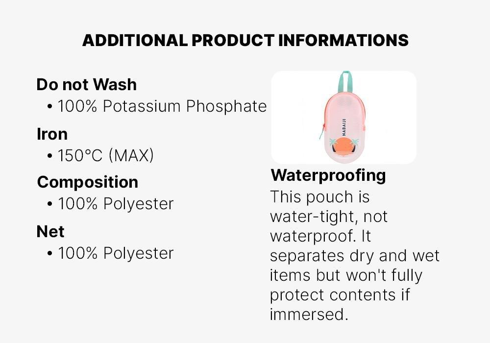 Tal100 watertight pouch, Fluo Peach, No Color, large image number 16