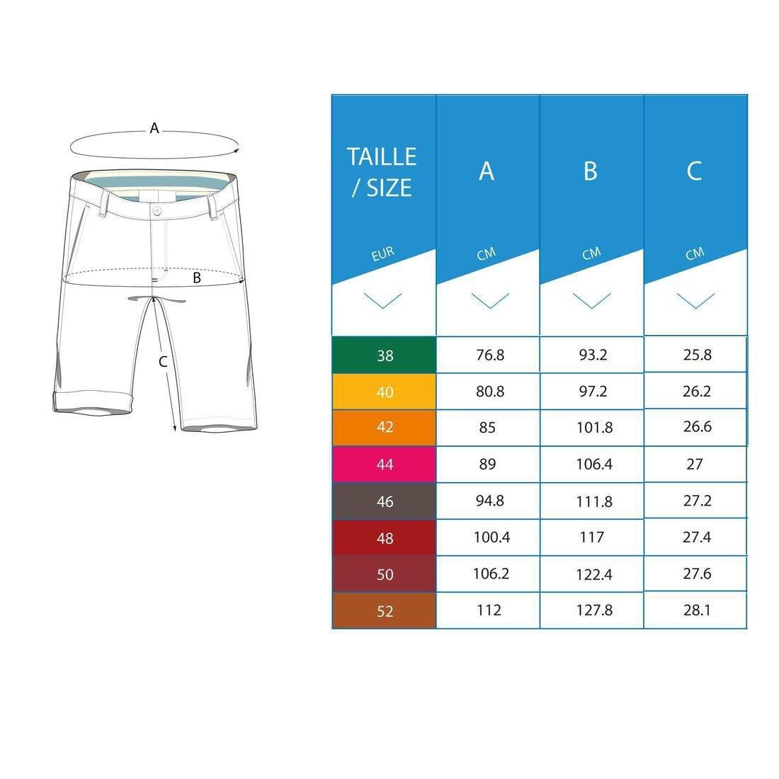 Mens Golf Shorts Mw500, Asphalt Blue, , large image number 8