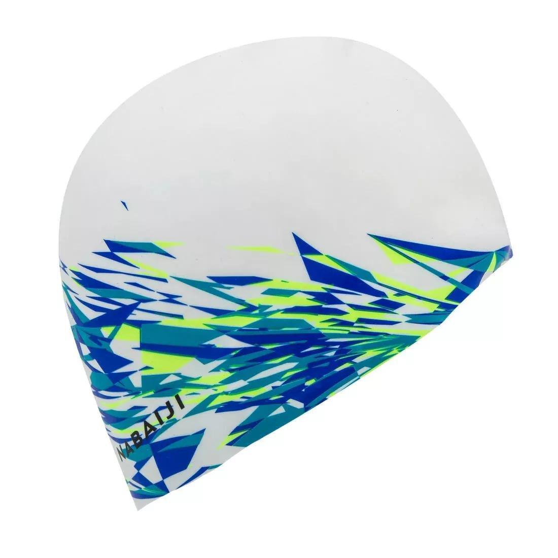 Silicone Australia Swim Cap-White, No Color, large image number 8