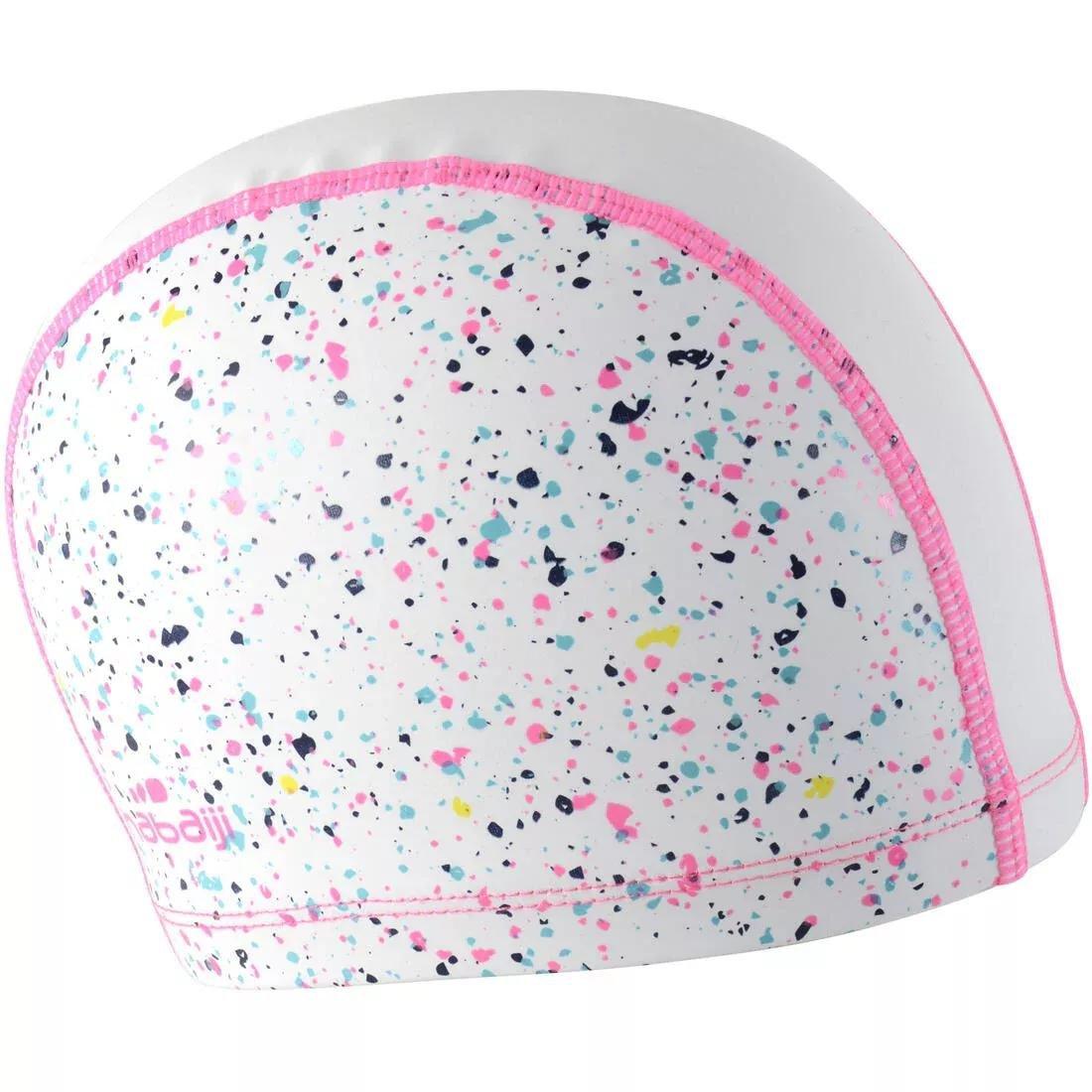 Silicone Mesh Swim Cap Print Wozboy, Petrol Blue, No Color, large image number 14