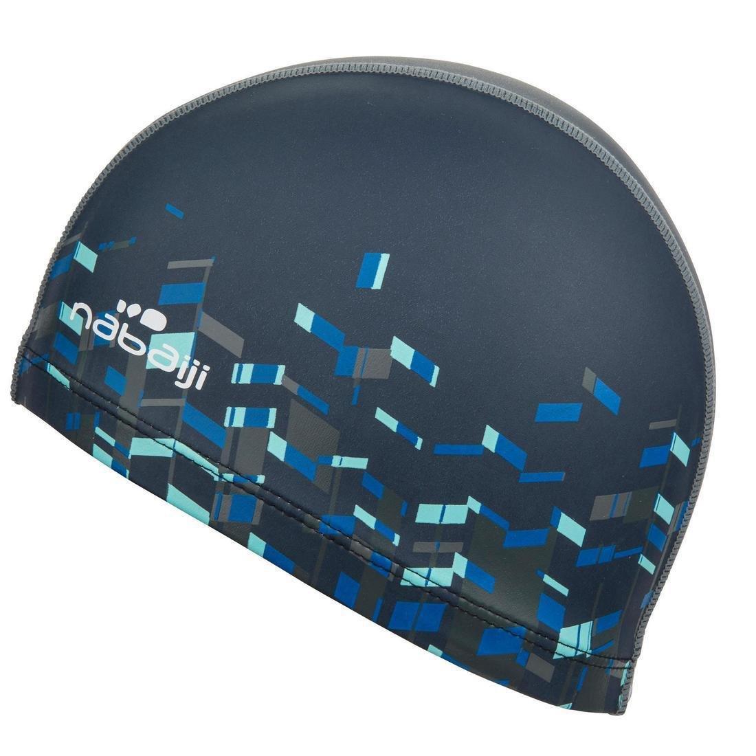 Silicone Mesh Swim Cap Print Wozboy, Black, No Color, large image number 13