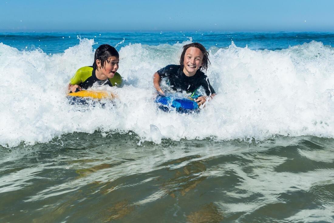 Kids Bodyboard Inflatable Skimboard Radbug Discovery, Blue, No Color, large image number 7