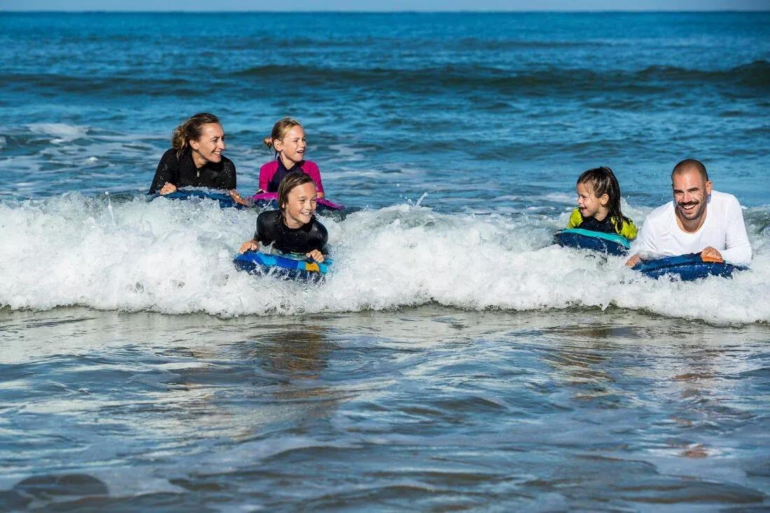 Kids Bodyboard Inflatable Skimboard Radbug Discovery, Blue, No Color, large image number 14