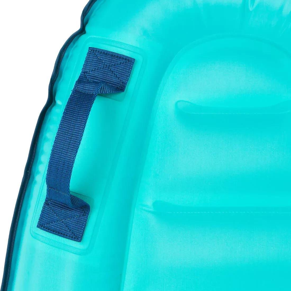 Kid'S Discovery Inflatable Bodyboard , Caribbean Blue, No Color, large image number 4