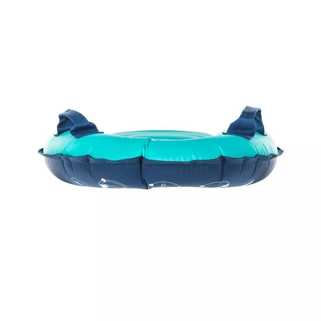 Kid'S Discovery Inflatable Bodyboard , Caribbean Blue, No Color, large image number 5