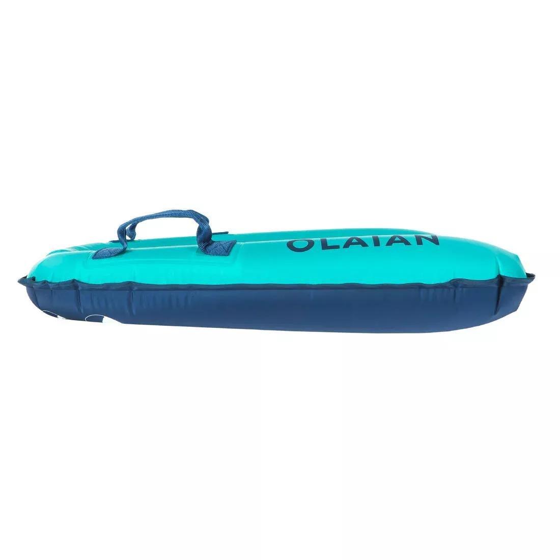 Kid'S Discovery Inflatable Bodyboard , Caribbean Blue, No Color, large image number 6