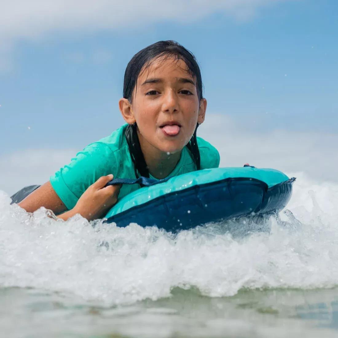 OLAIAN - Kid'S Discovery Inflatable Bodyboard , Caribbean Blue