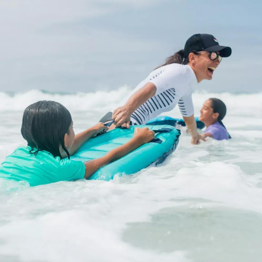 OLAIAN - Kid'S Discovery Inflatable Bodyboard , Caribbean Blue