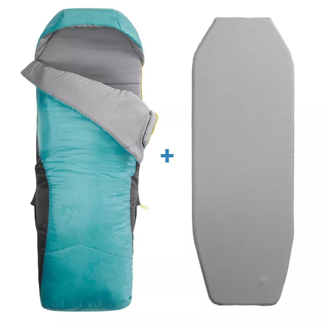 PURPLE Kids' 2-In-1 Sleeping Bag - Sleepin Bed Junior 10?�C L -  Blue, No Color, large image number 0