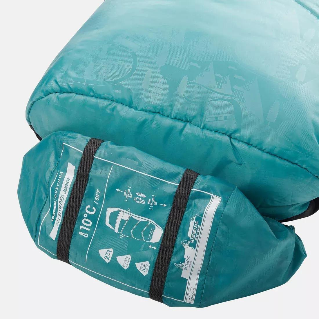 PURPLE Kids' 2-In-1 Sleeping Bag - Sleepin Bed Junior 10?�C L -  Blue, No Color, large image number 6