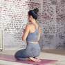 KIMJALY - Seamless Long Dynamic Yoga Sports Bra, Grey