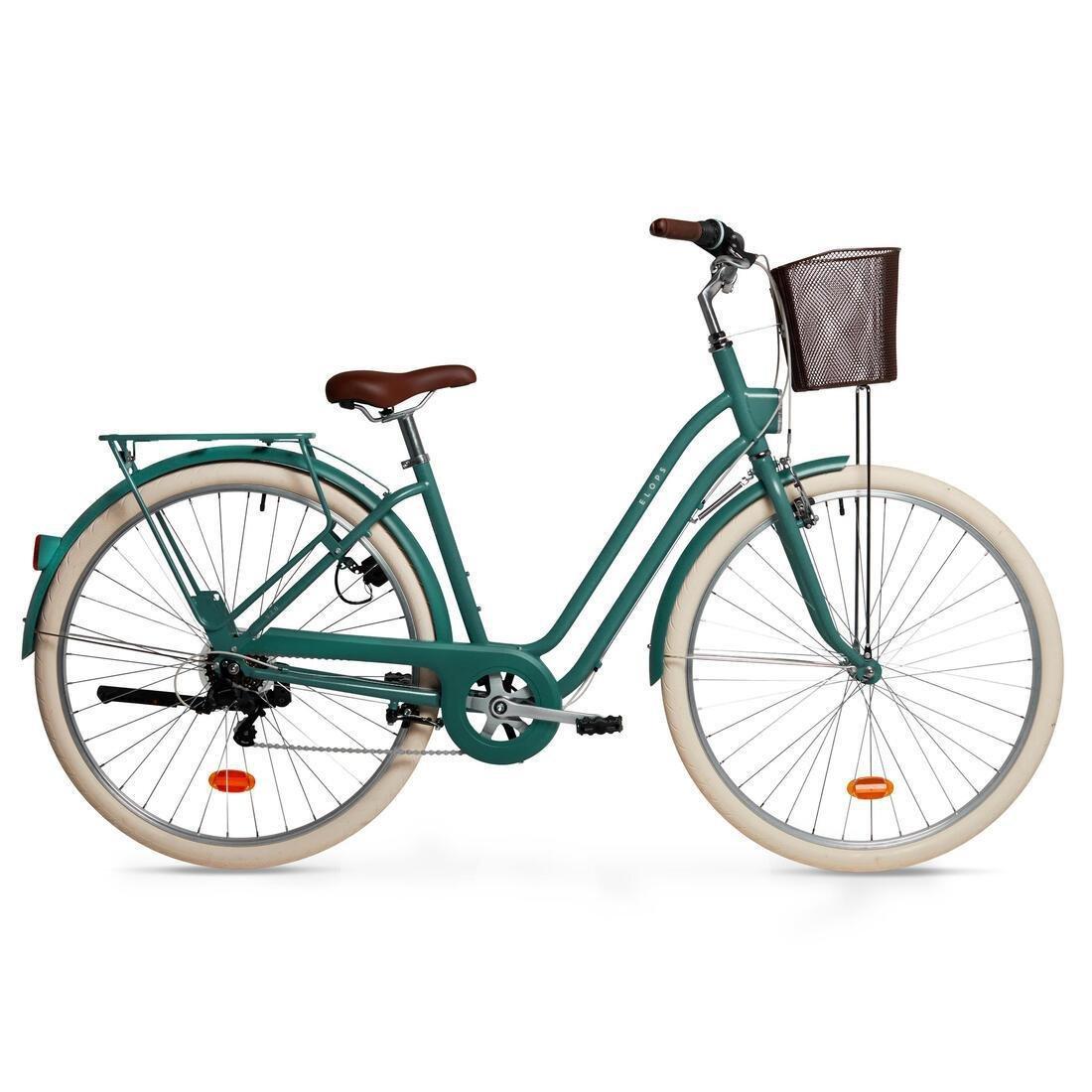 Elops 520 Low Frame City Bike, Green, , large image number 1