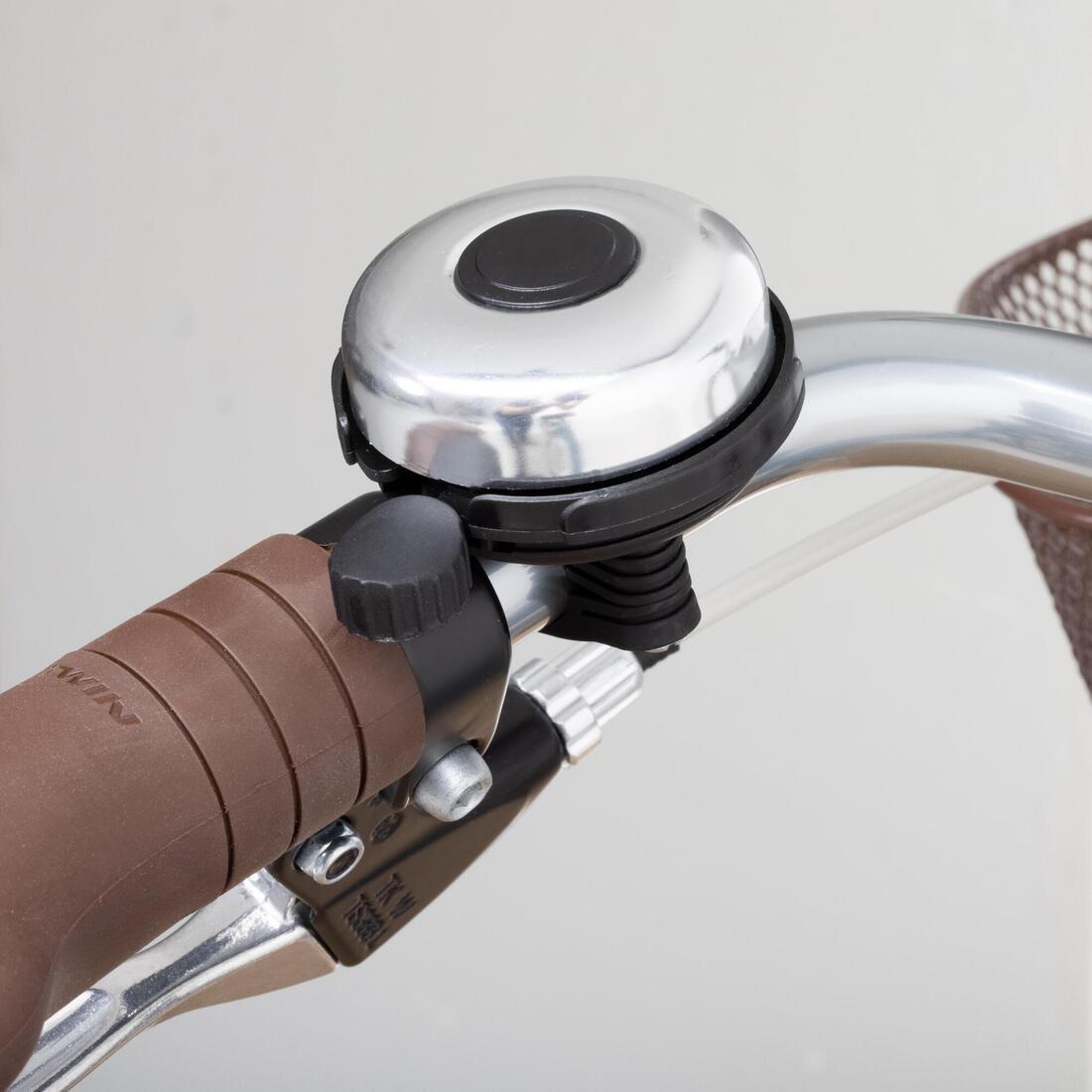 Elops 520 Low Frame City Bike, Faded Denim, No Color, large image number 3