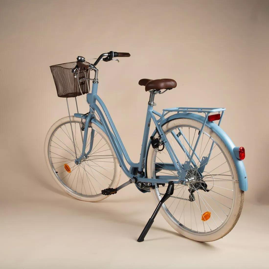 Elops 520 Low Frame City Bike, Faded Denim, , large image number 12