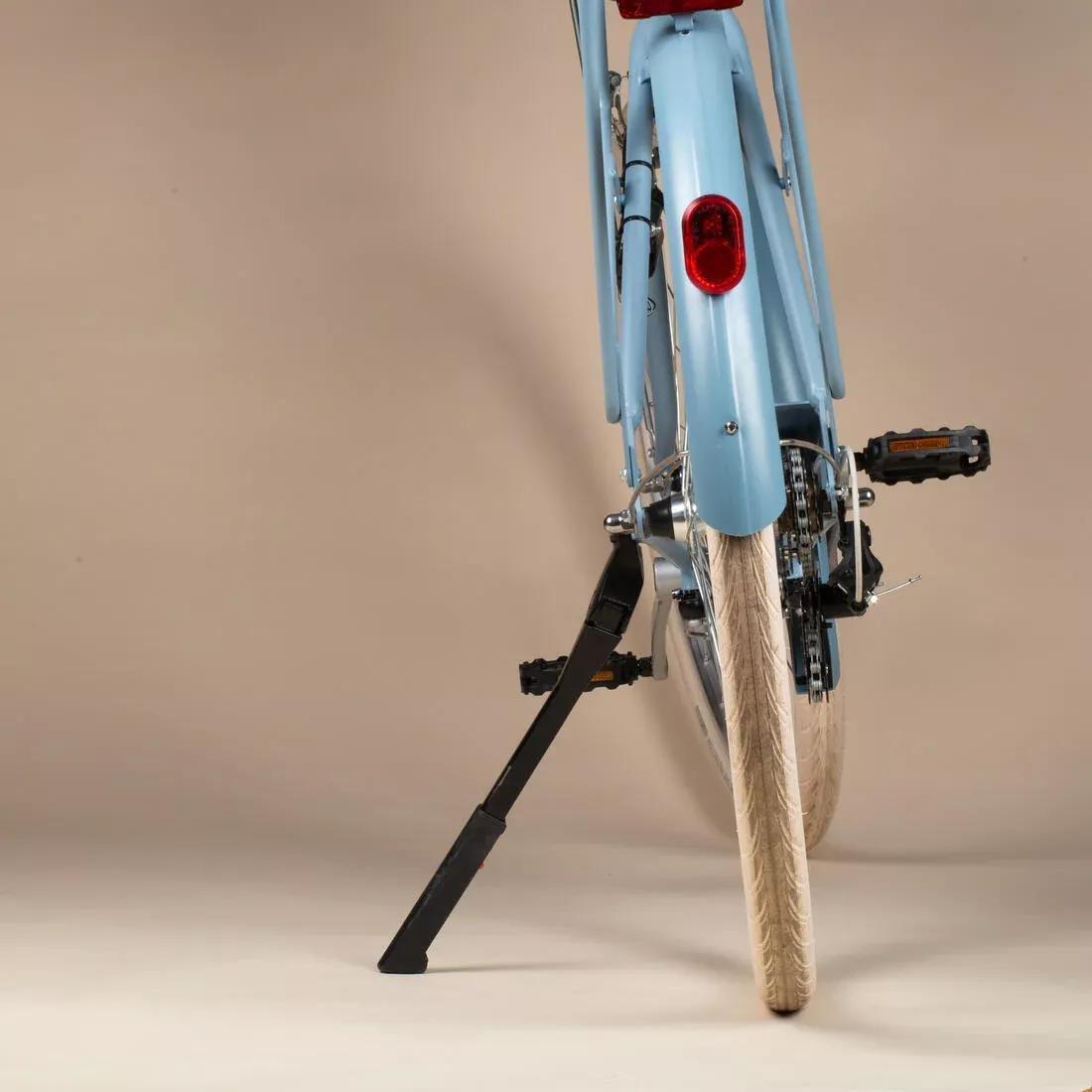 Elops 520 Low Frame City Bike, Faded Denim, No Color, large image number 13