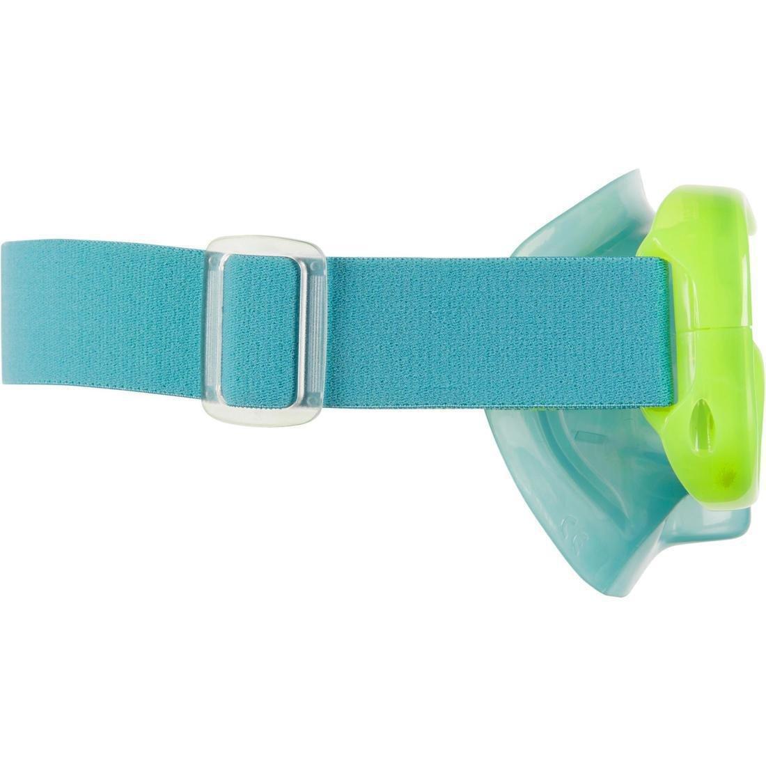 Kids' Diving snorkelling kit Mask and Snorkel SNK 520, Blue, No Color, large image number 2