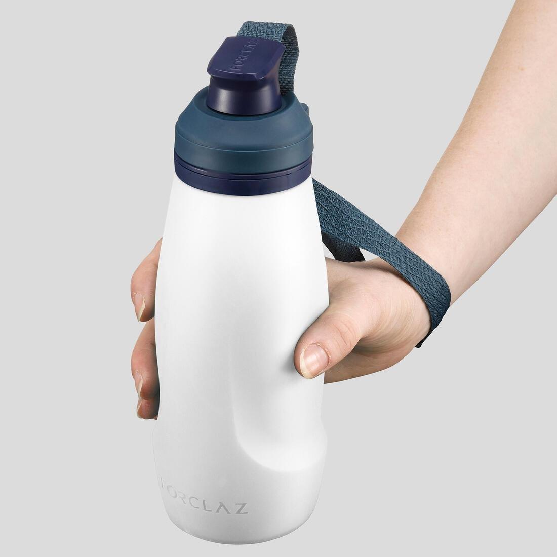 FORCLAZ - Soft And Compressible Filter Bottle - 1 Litre - Mt500, Grey