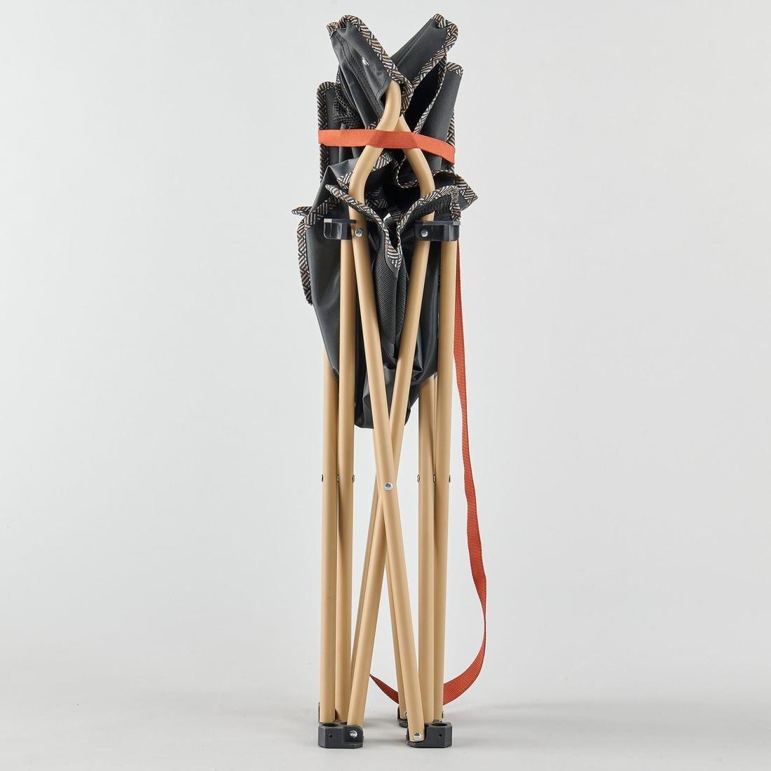 Folding Camping Chair, Grey, No Color, large image number 1