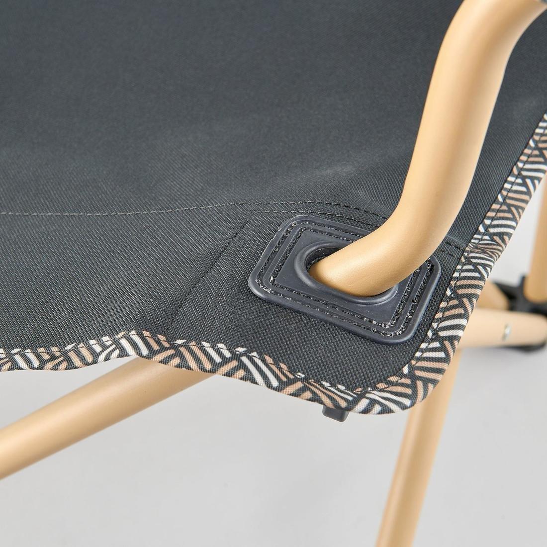 Folding Camping Chair, Grey, No Color, large image number 6