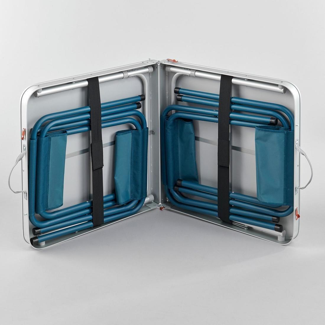 Camping Table for 4 People with 4 Seats, No Color, large image number 9