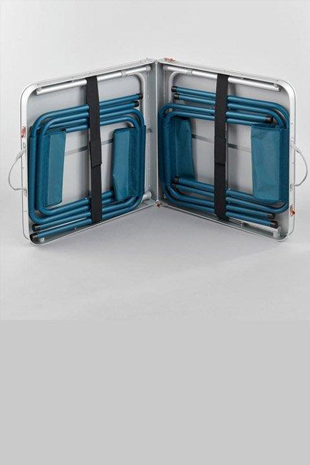 Camping Table for 4 People with 4 Seats, No Color, large image number 10