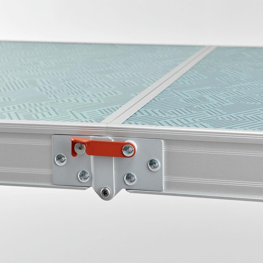 Camping Table for 4 People with 4 Seats, Blue, No Color, large image number 11