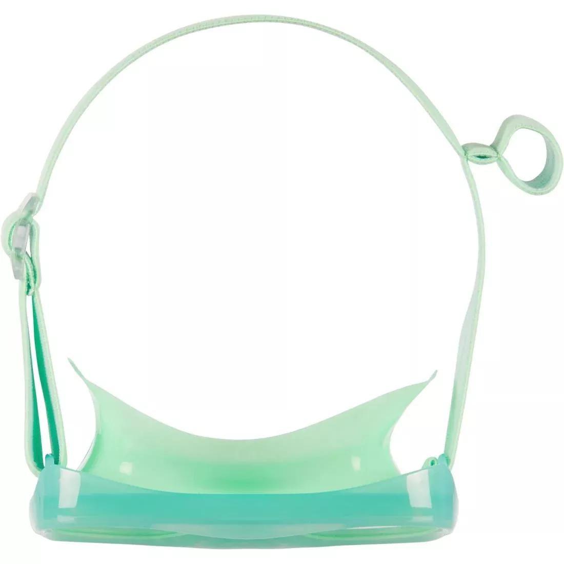 Adult Tempe Glass Snorkelling Mask SNK 520 hazy, Fluo Green, No Color, large image number 10