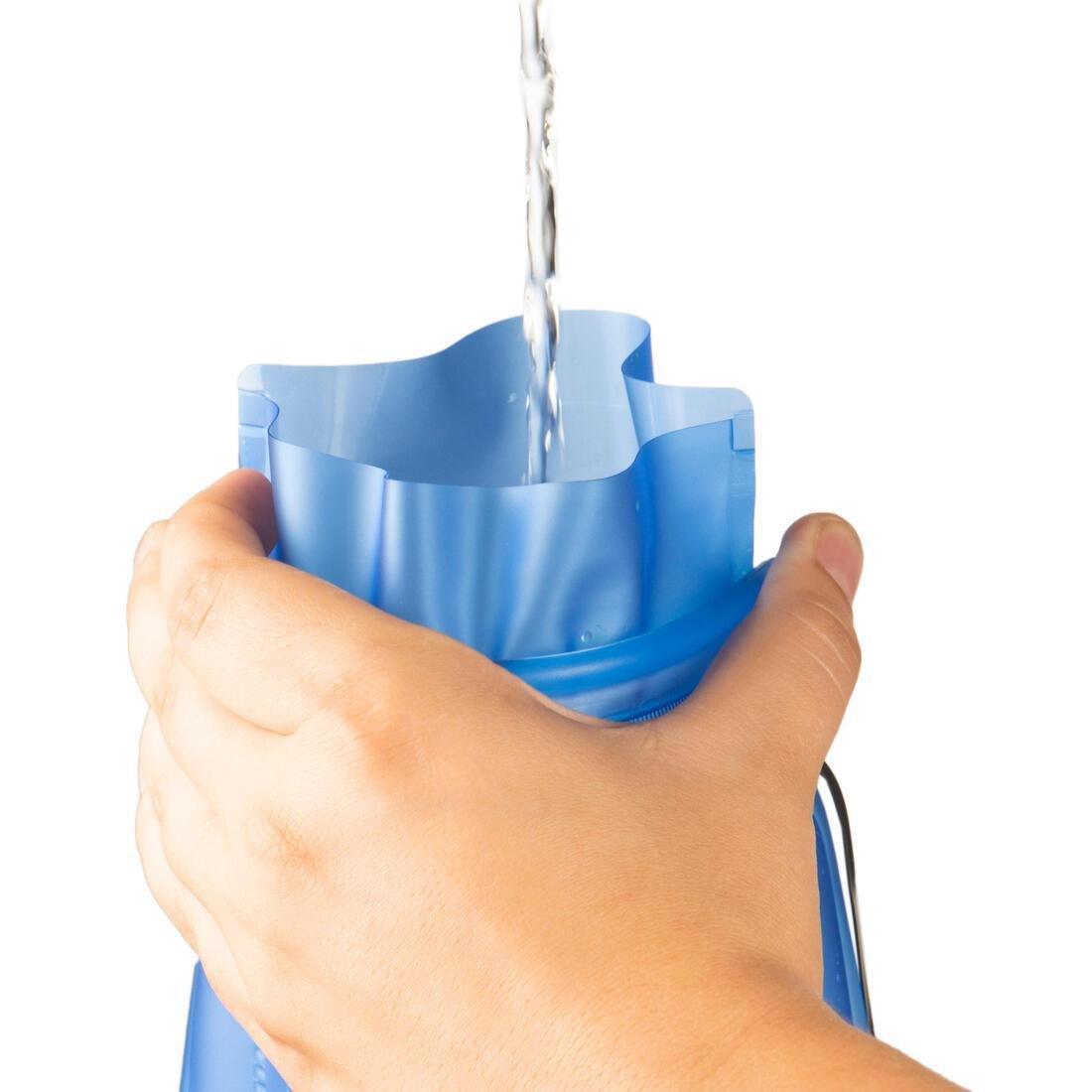 ROCKRIDER - 2L Hydration Bladder - Blue/Clear