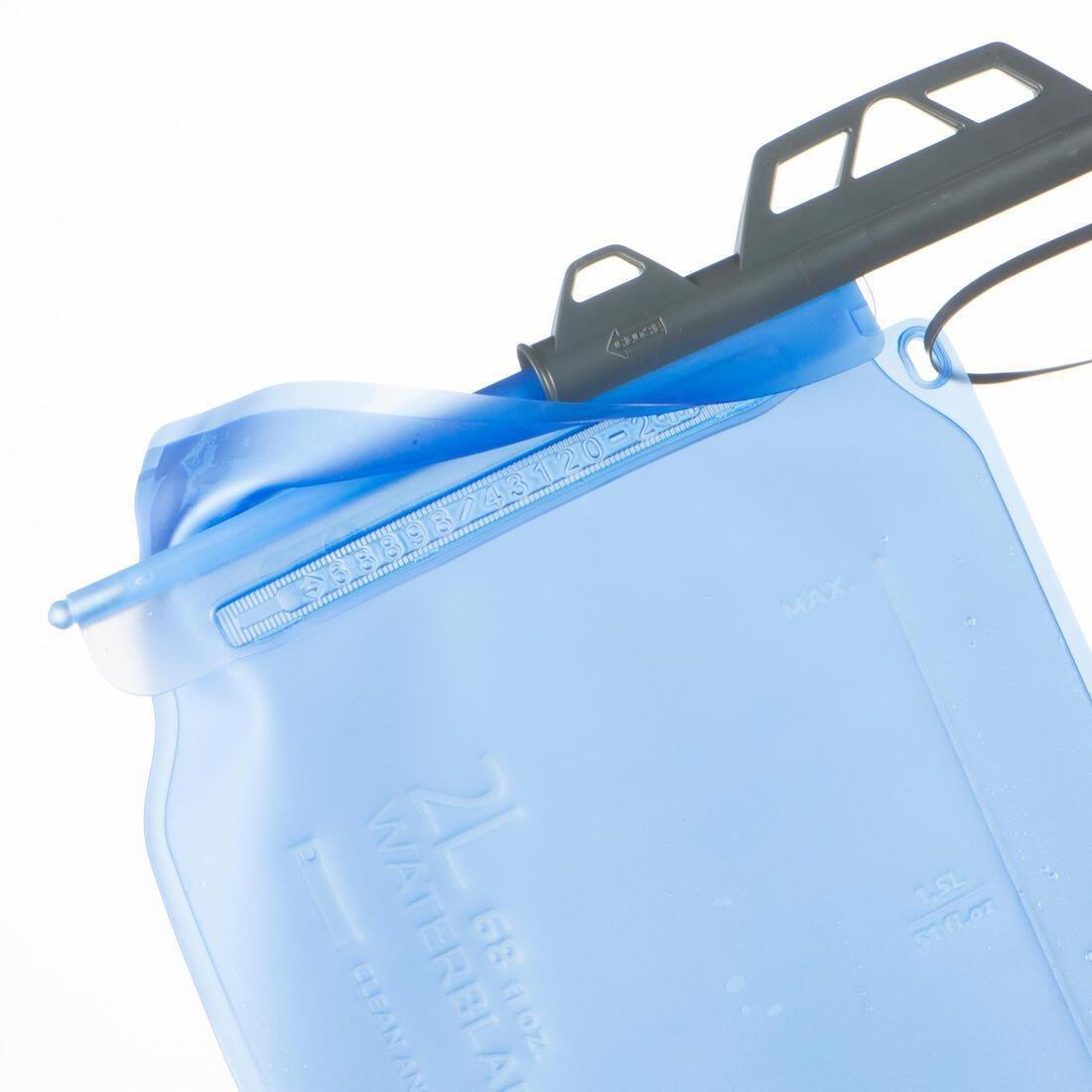 ROCKRIDER - 2L Hydration Bladder - Blue/Clear