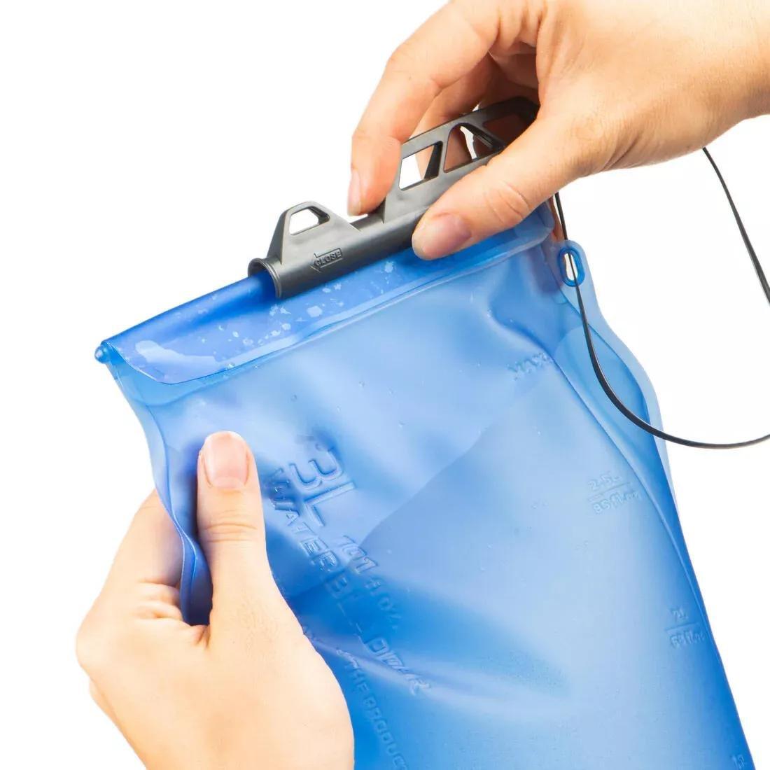 RED 3L Transparent MTB Hydration Bladder - Blue, No Color, large image number 2