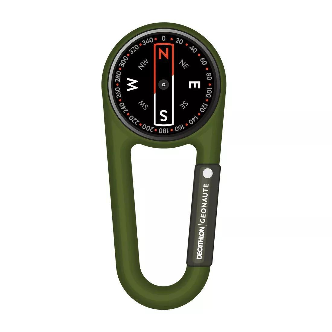 Compact 50 Snap-Hook Orienteering Compass, Blue Azure, No Color, large image number 3