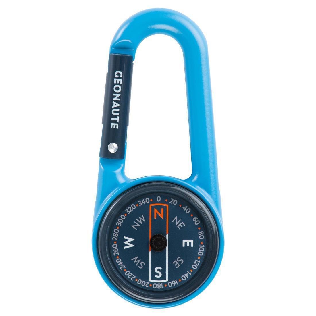 Compact 50 Snap-Hook Orienteering Compass, Blood Orange, No Color, large image number 3