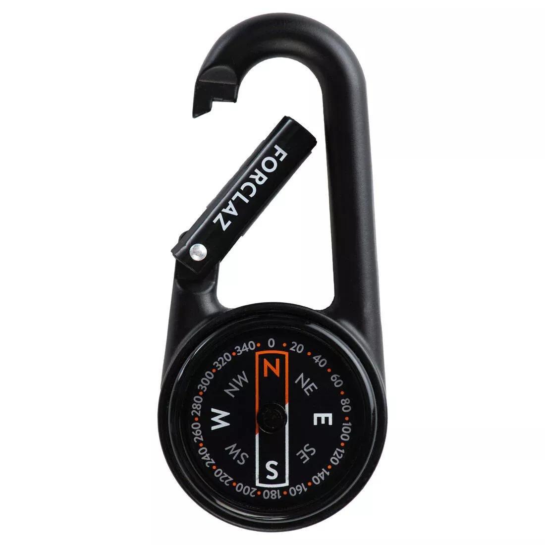 Snap Hook Orienteering Compass - Compact 50, Black, No Color, large image number 2