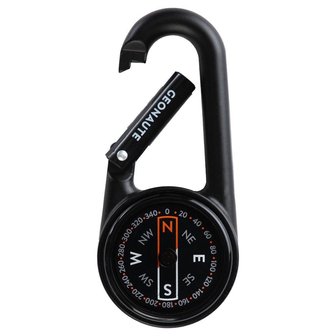 Snap Hook Orienteering Compass - Compact 50, Black, No Color, large image number 4
