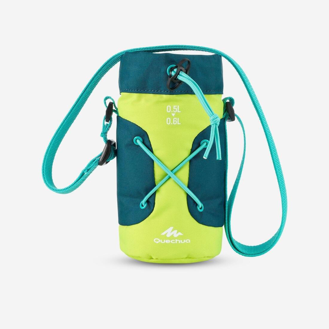 QUECHUA - Isothermal Cover For Hiking Flask , Lime Green