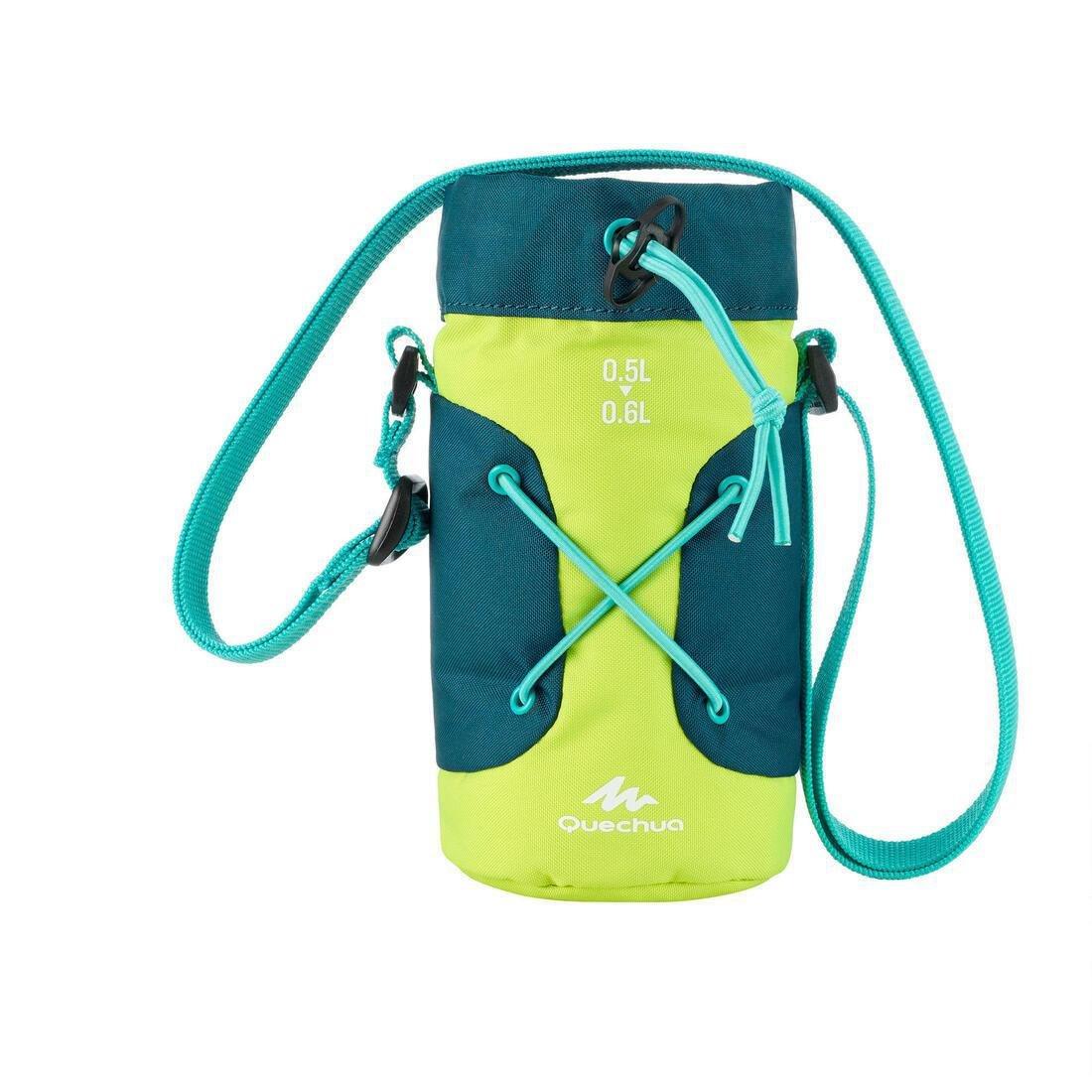 QUECHUA - Isothermal Cover For Hiking Flask , Lime Green