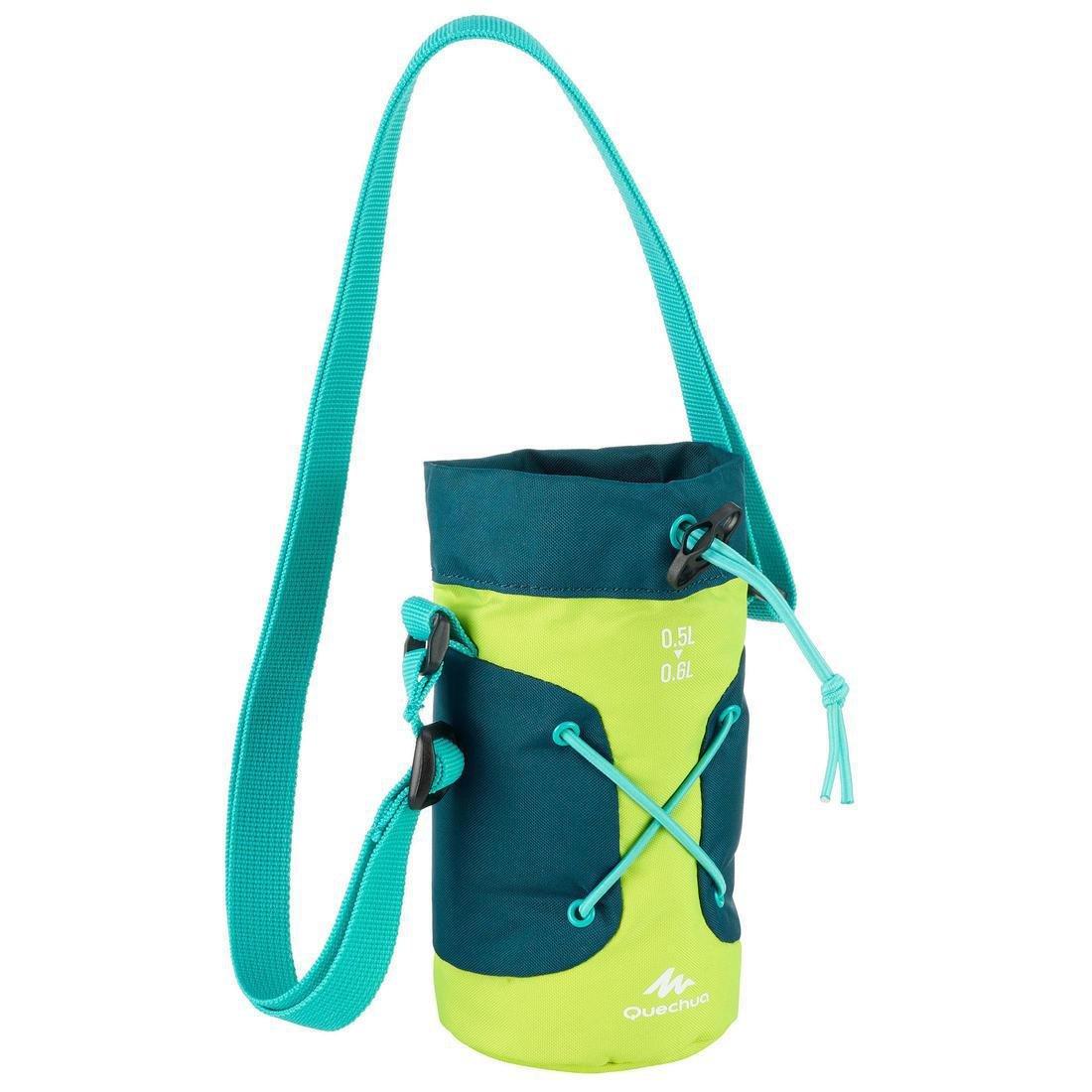 QUECHUA - Isothermal Cover For Hiking Flask , Lime Green