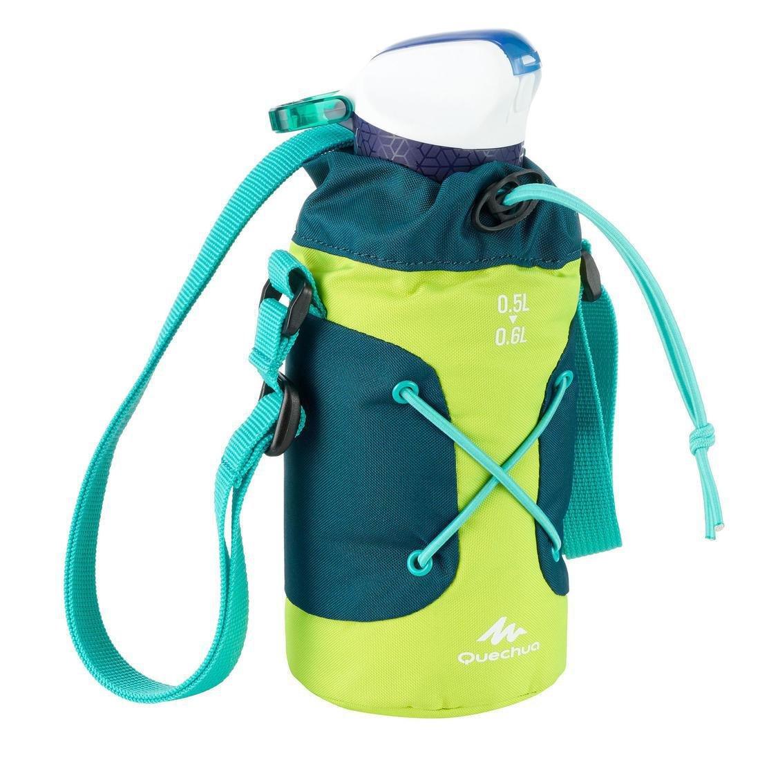 QUECHUA - Isothermal Cover For Hiking Flask , Lime Green