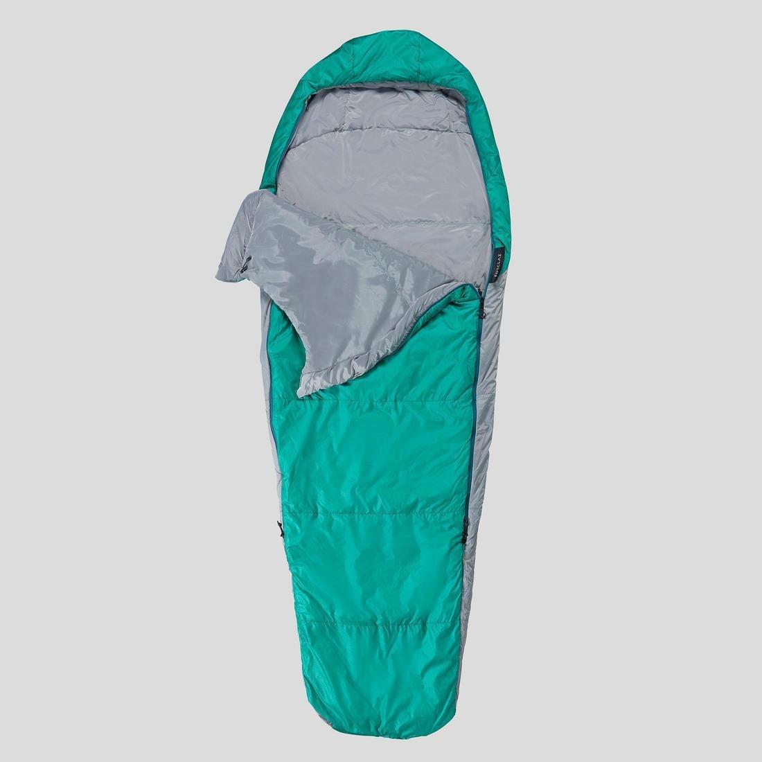 Trekking Sleeping Bag Mt500, Green, , large image number 4