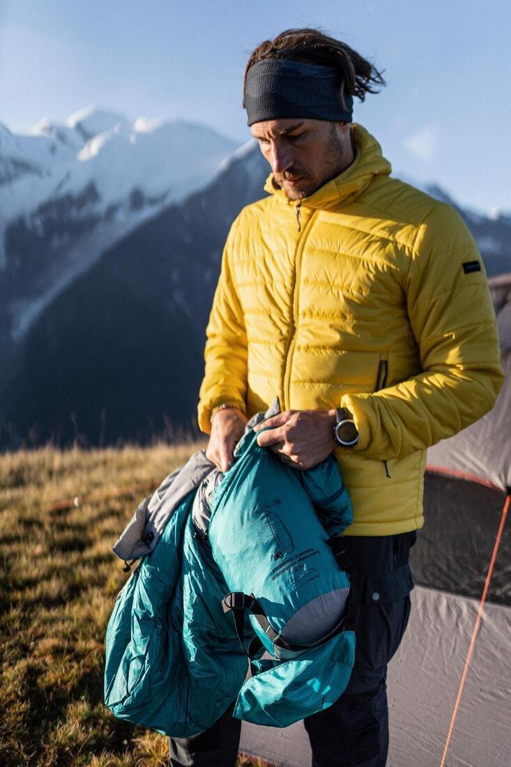 Trekking Sleeping Bag Mt500, Green, , large image number 13