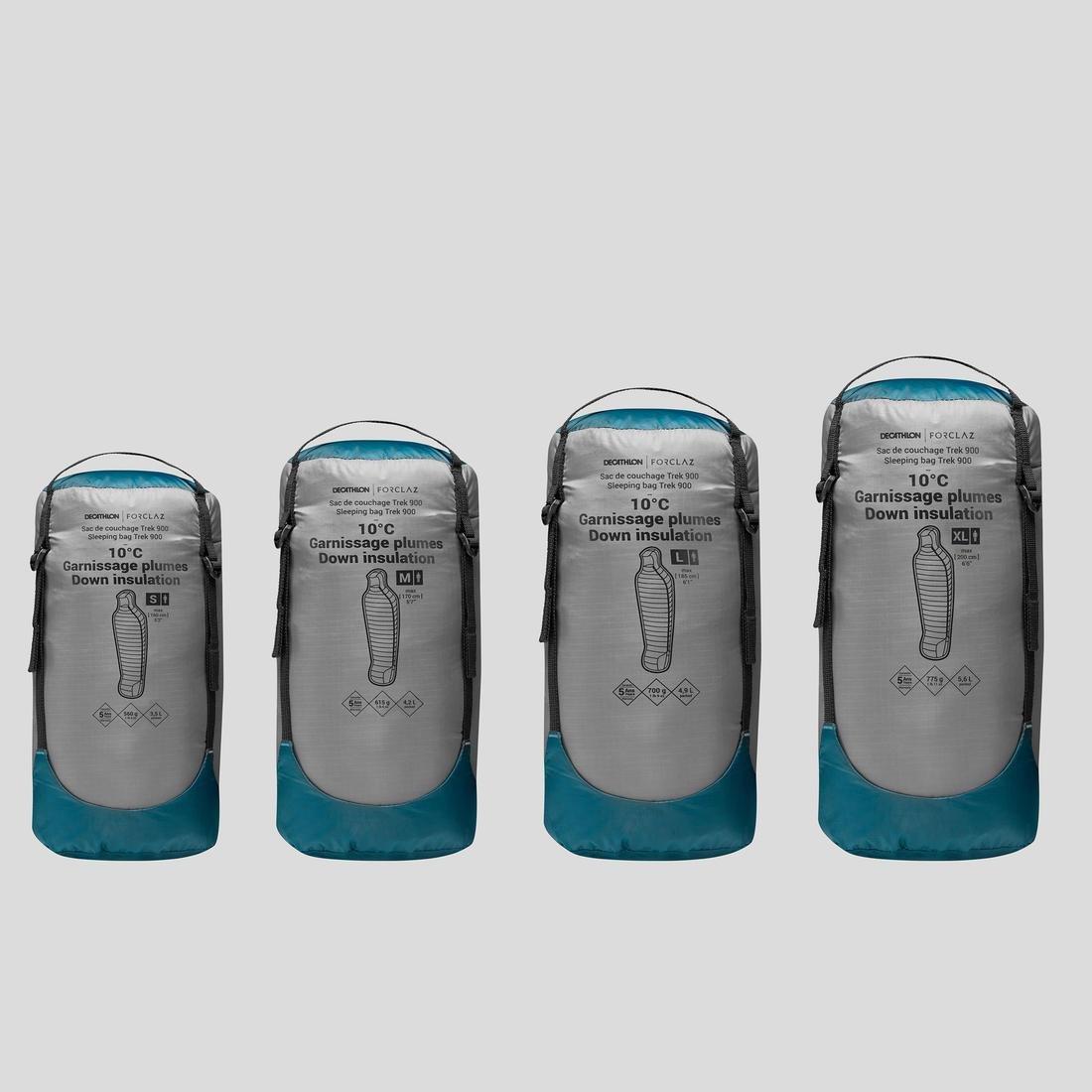 Trekking Sleeping Bag, MT900 10C, Down, Granite, No Color, large image number 8