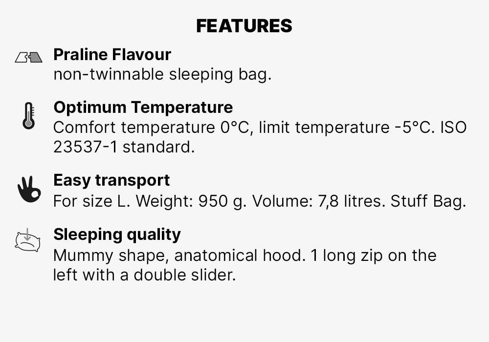 Feather Sleeping Bag, Granite, , large image number 14